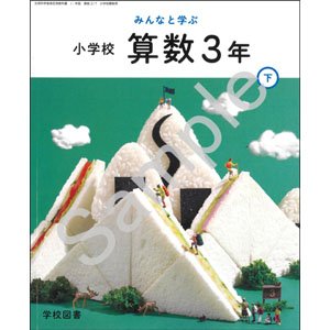 学校図書：317 みんなと学ぶ　小学校　算数　３年下
